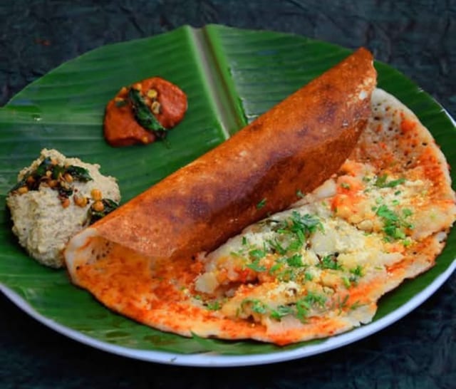 Ghee Karam Upma Dosa.
