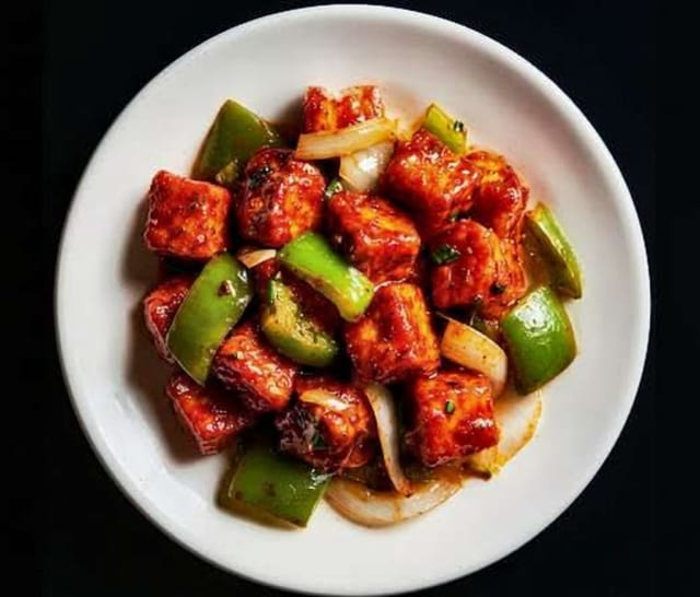 Chilli Paneer.