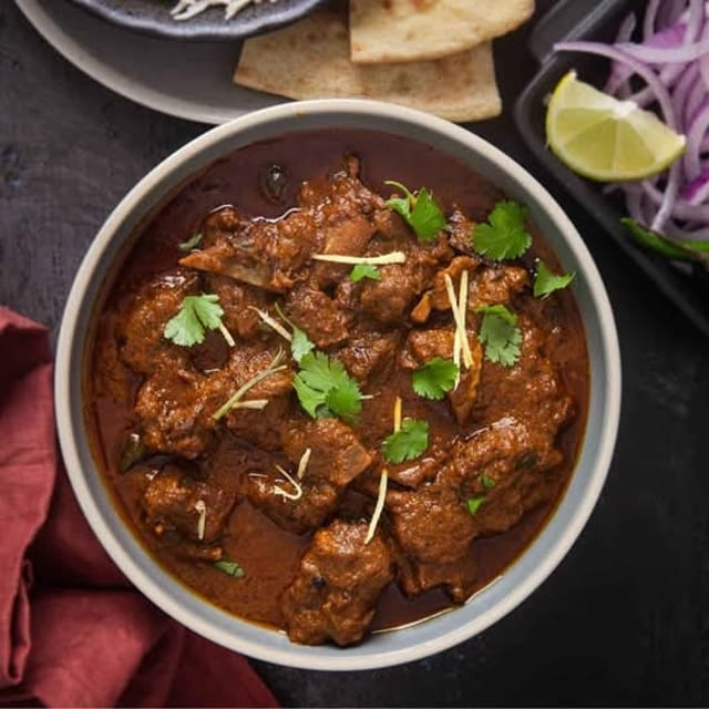 Ulavacharu Goat Curry.
