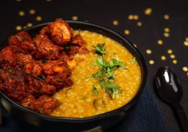 Chicken Sambar Rice.