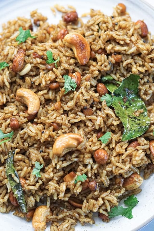 Tamarind Rice(Pulihora).