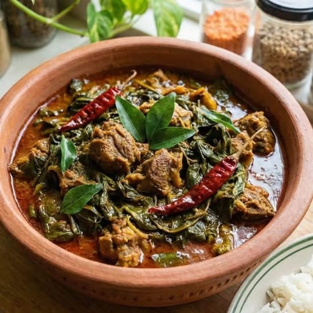 Gongura Goat Curry.
