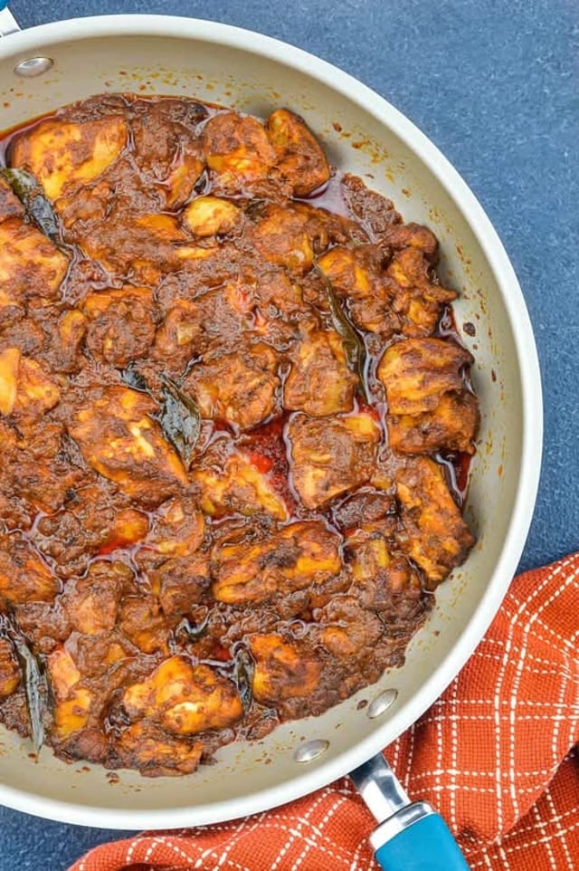 Chicken Ghee Roast Boneless.