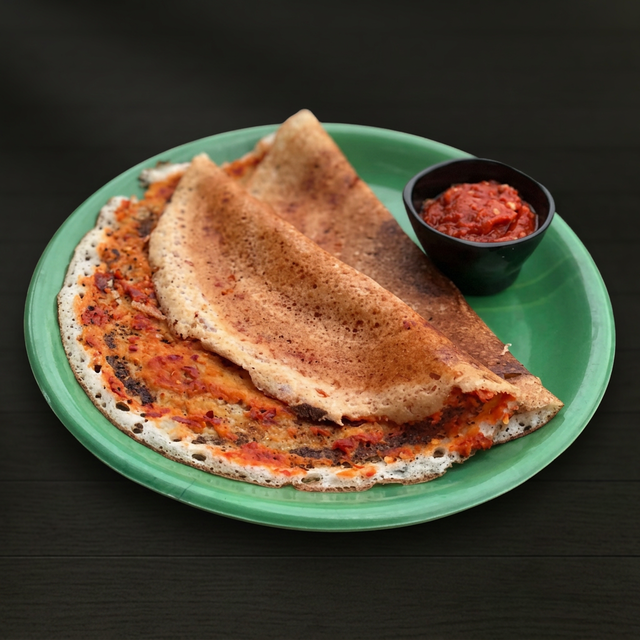 Ghee Karam Onion Dosa (2).