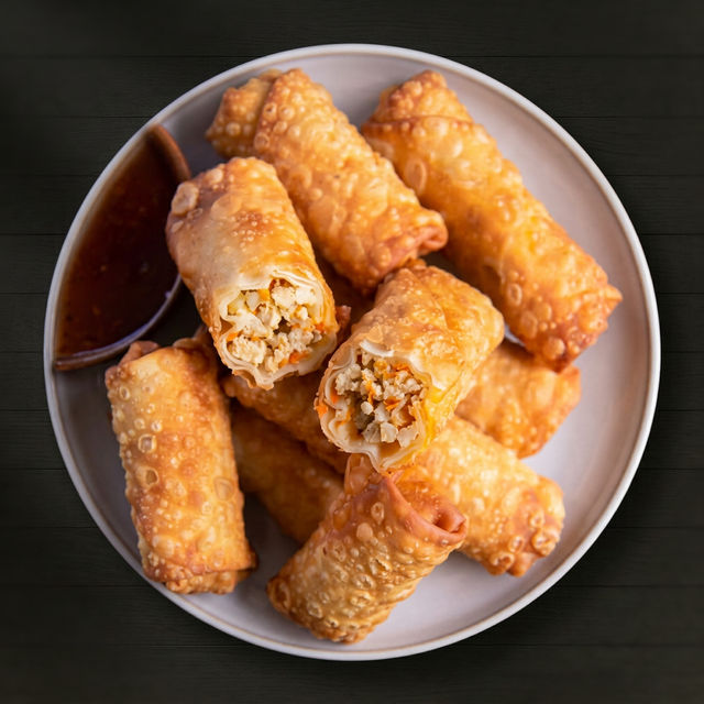 Chicken Egg Rolls.