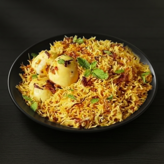 Egg Biryani.