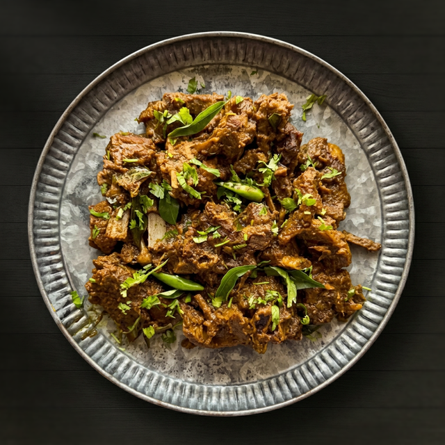 Mutton Ghee Roast (Bone-In).