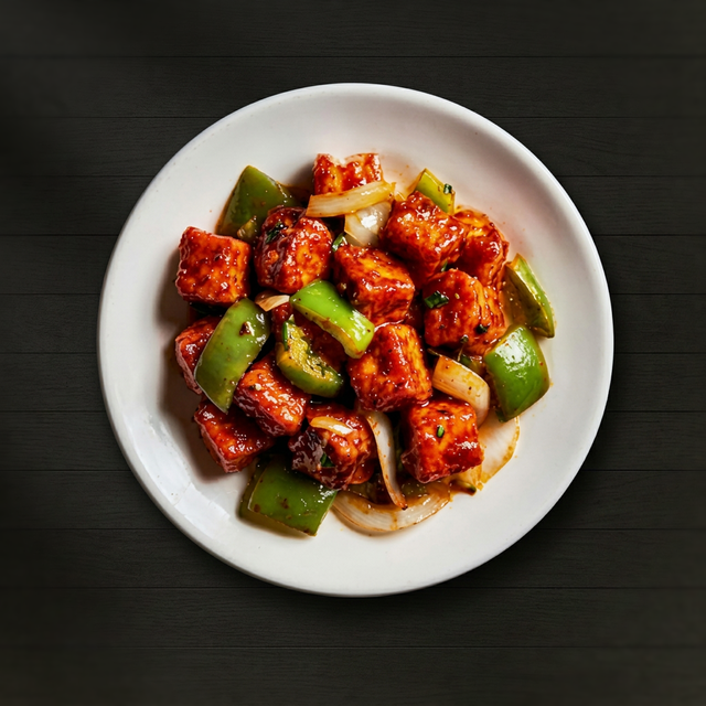 Chilli Paneer.