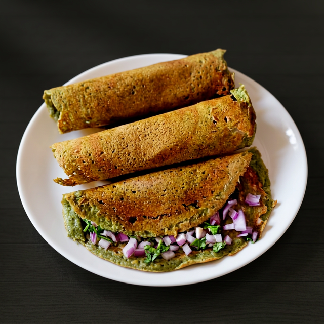 Onion Pesarattu.