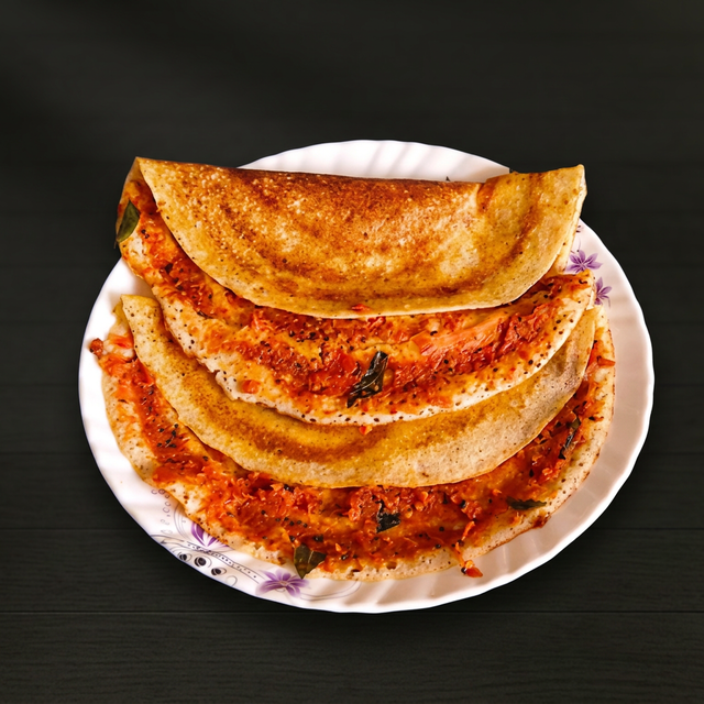 Ravva Onion Karam Dosa.