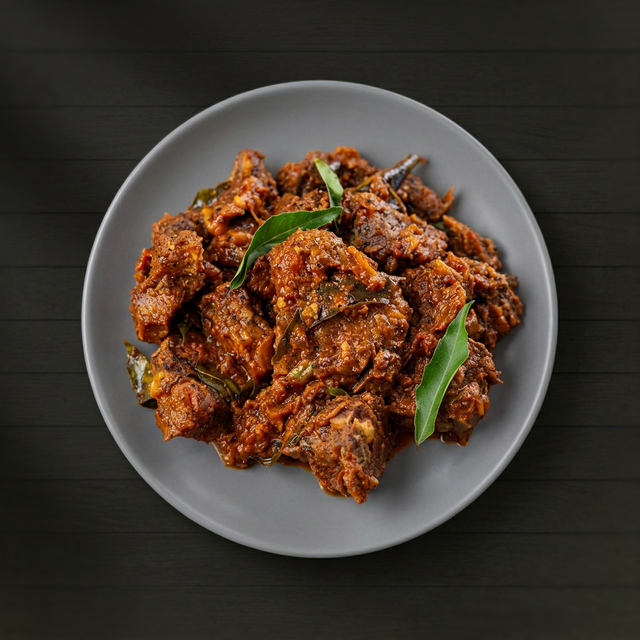 Mutton Pepper Fry (Bone-In).