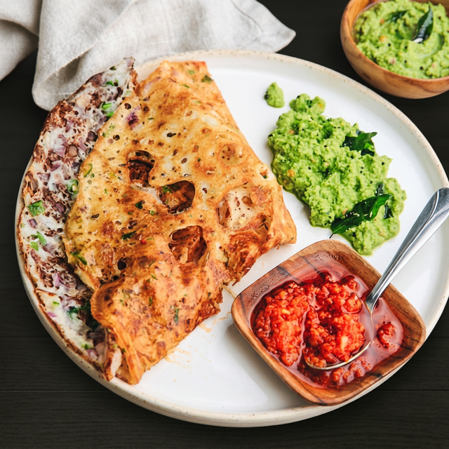 Ravva Onion Dosa.