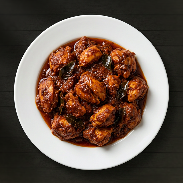 Chicken Ghee Roast Boneless.