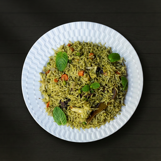 Pudina (Mint) Rice.