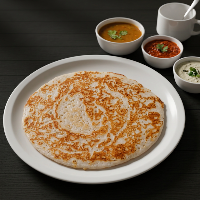Plain Uthappam.
