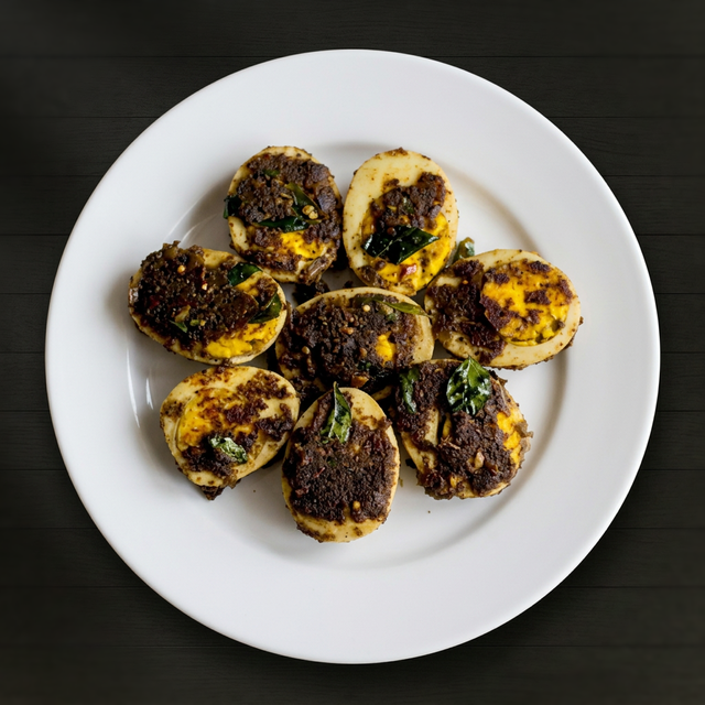 Egg Pepper Fry.