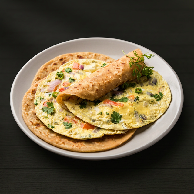 Egg Chapathi.