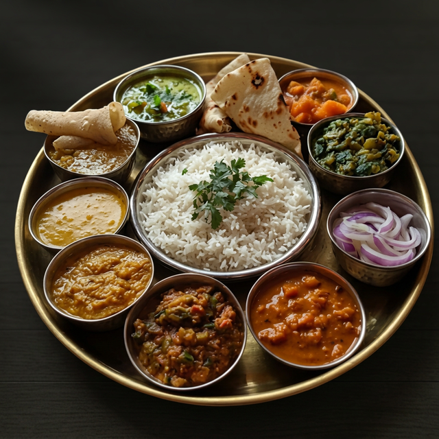 Veg Thali.