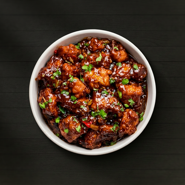 Chicken Manchurian.