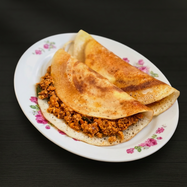 Dosa with Chicken Curry (2).